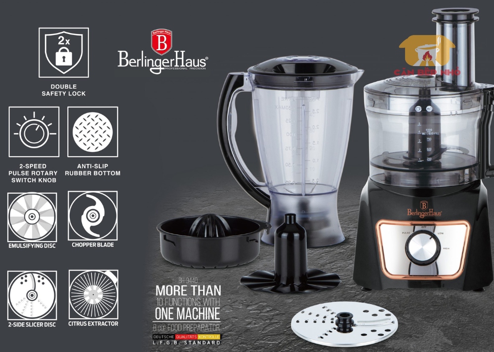 Máy xay thực phẩm đa năng Berlinger Haus